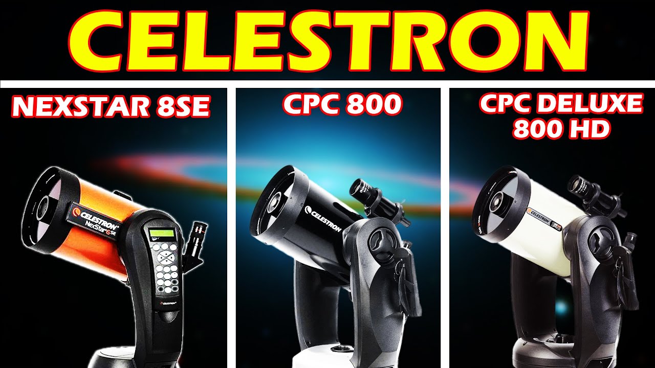 Celestron NexStar 8SE против CPC 800 против CPC Deluxe 800 HD