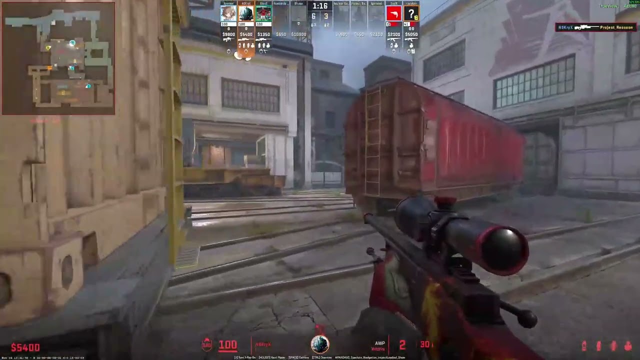 Train awp wallbang