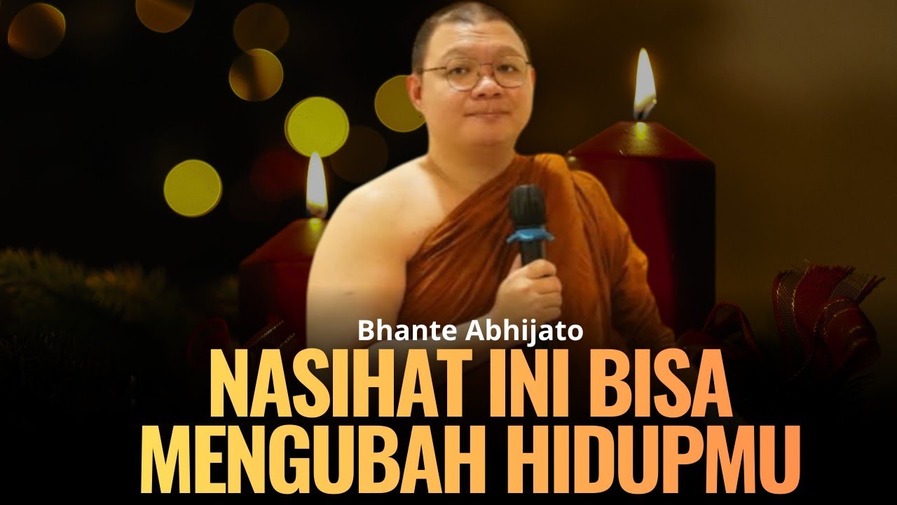 NASIHAT LUAR BIASA DENGARKAN BAIK-BAIK ANDA AKAN MERASAKAN MANFAAT YANG LUAR BIASA❗Bhante Abhijato