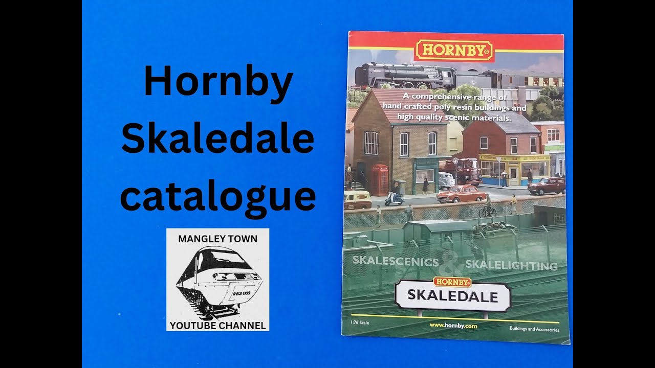 Hornby Skaledale model railways catalogue full look through from Mangley Town #ModelRailway #Hornby