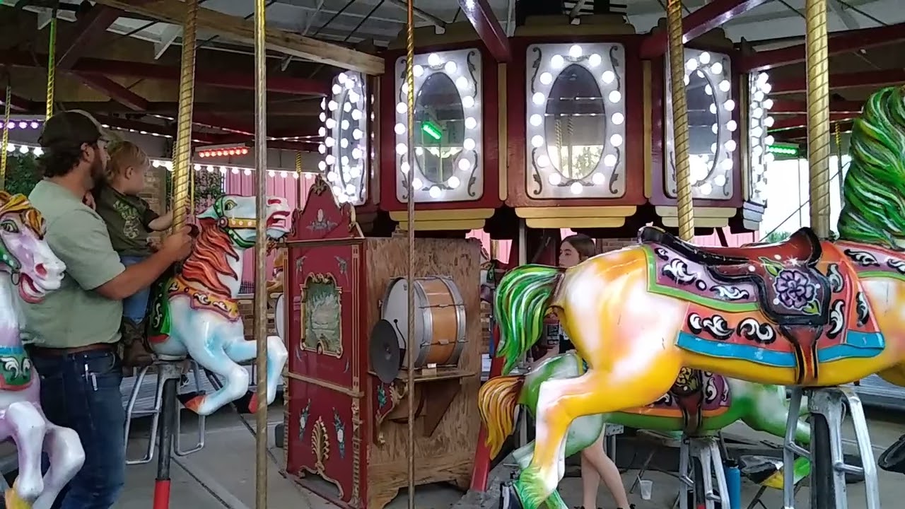 Stricker’s Grove Carousel Band Organ Plays 