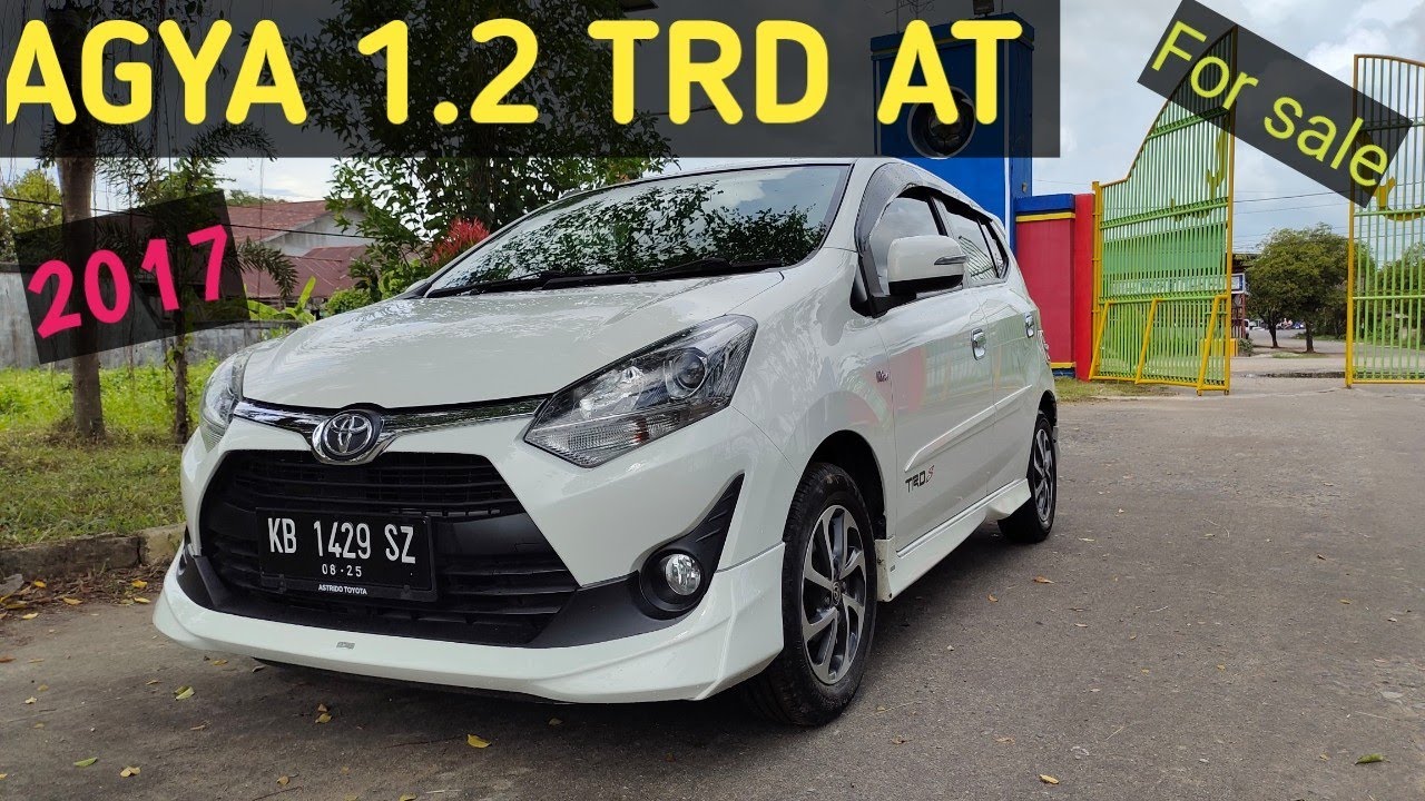 Toyota Agya 1.2 G TRDs automatic 2017