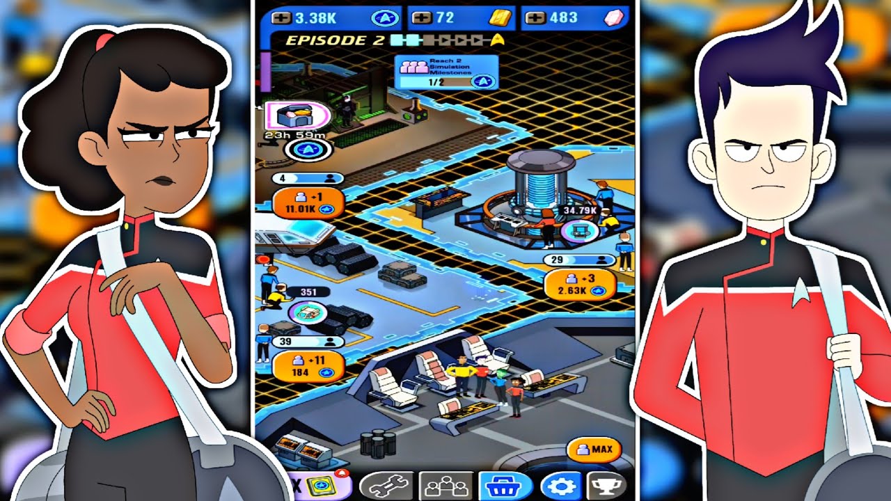 Star Trek Lower Decks Mobile || Android - iOS 4K 60fps Gameplay