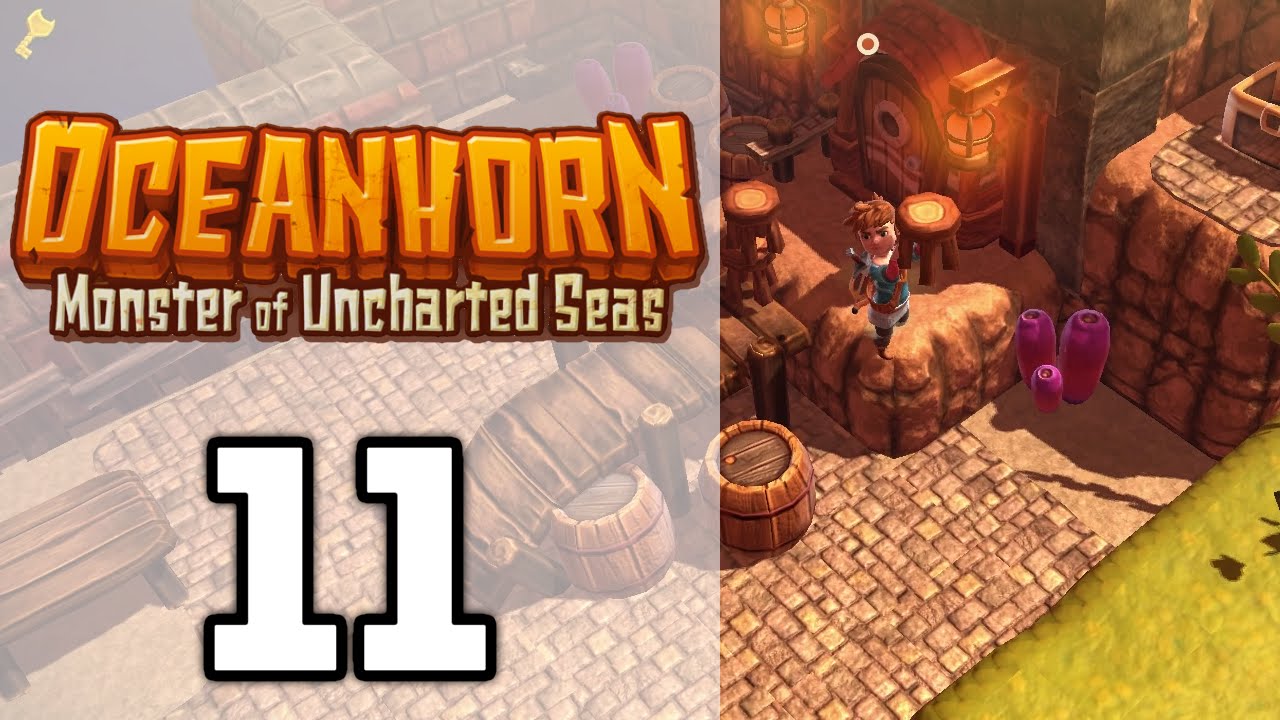 Oceanhorn (EP11) Gillfolk's Drop - Direfolk's Hideout [1080p]