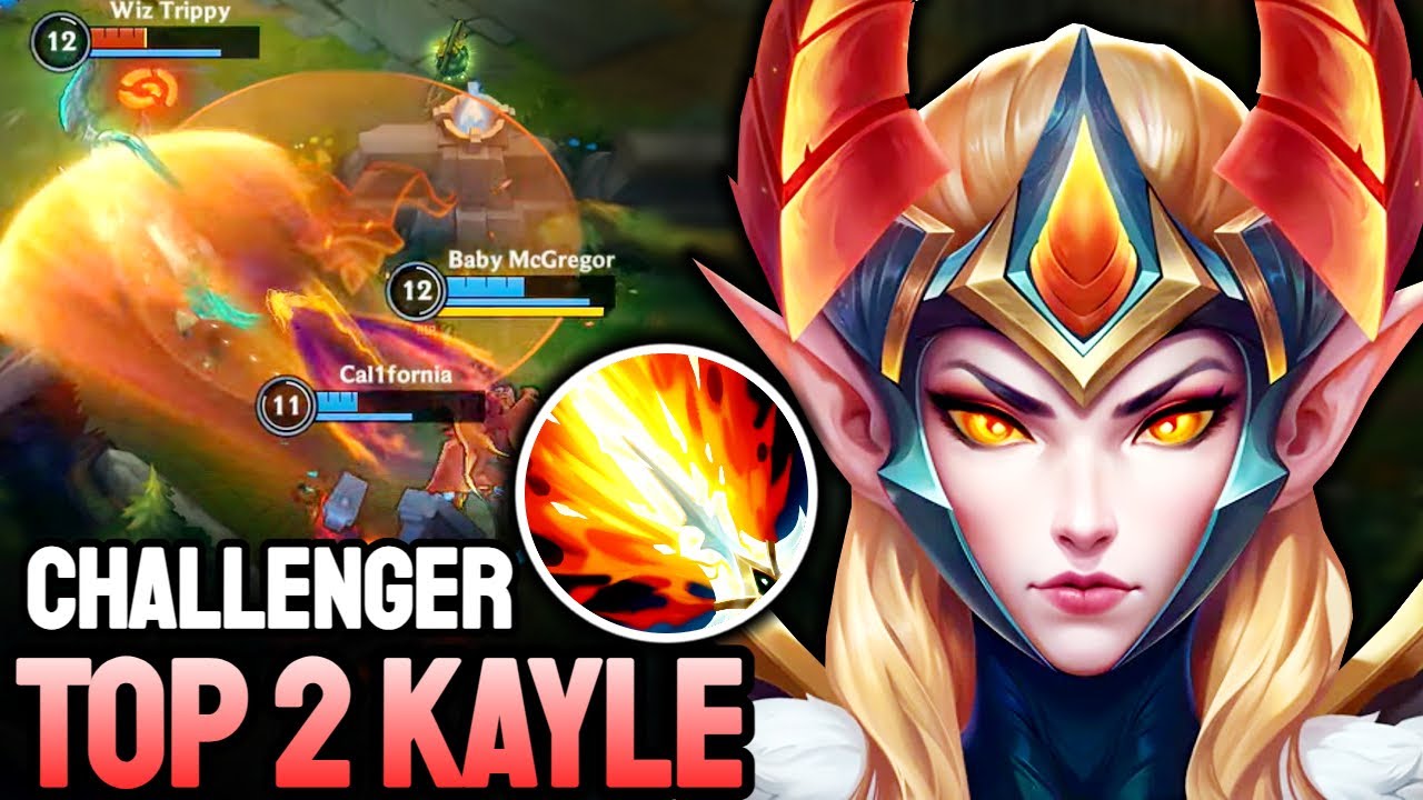 WILD RIFT KAYLE - TOP 2 KAYLE GAMEPLAY - CHALLENGER RANKED