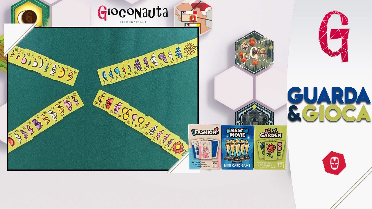 MINI CARD GAME - Giochi di carte tascabili - 3 giochi: GARDEN, FASHION e BEST MOVIE -Guarda&Gioca 49