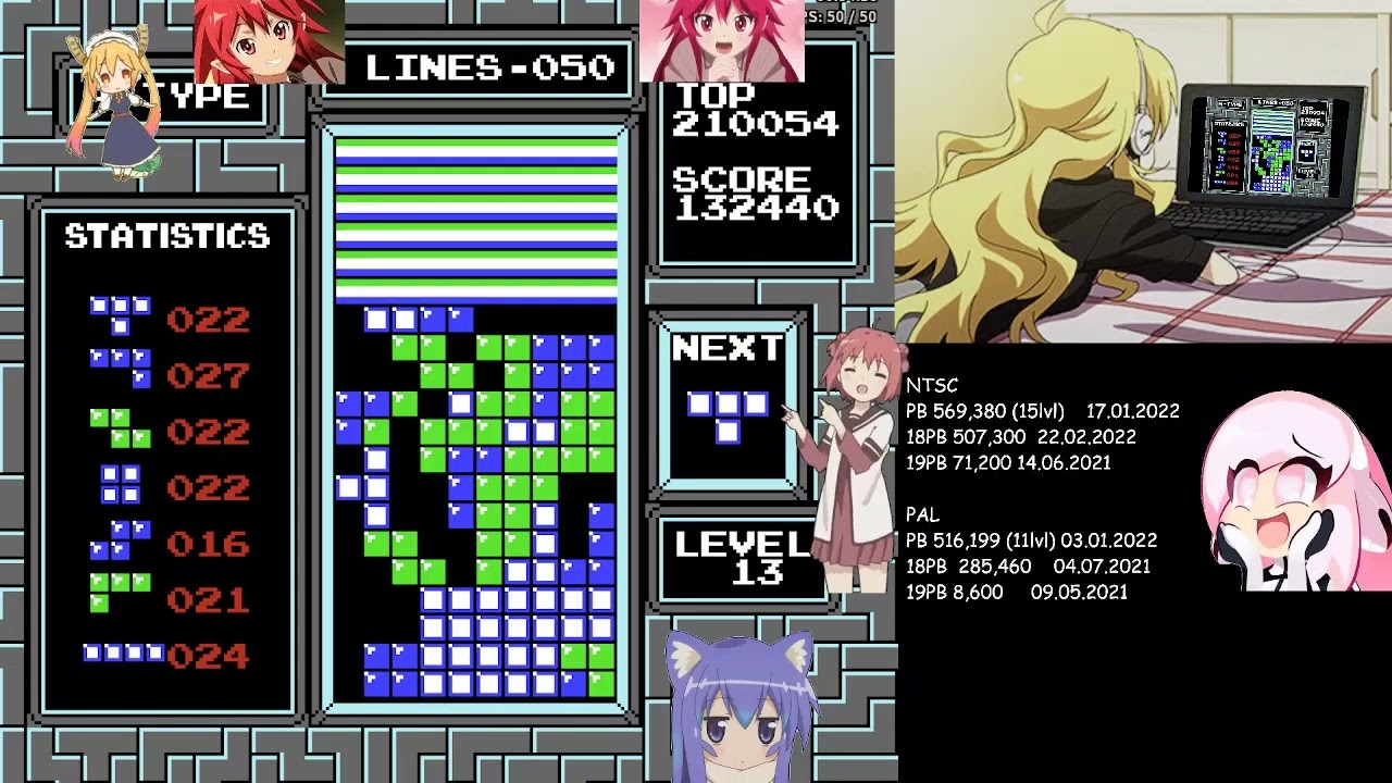 2022 03 09 PLCTE on tetris tv ClassicTetrisPAL