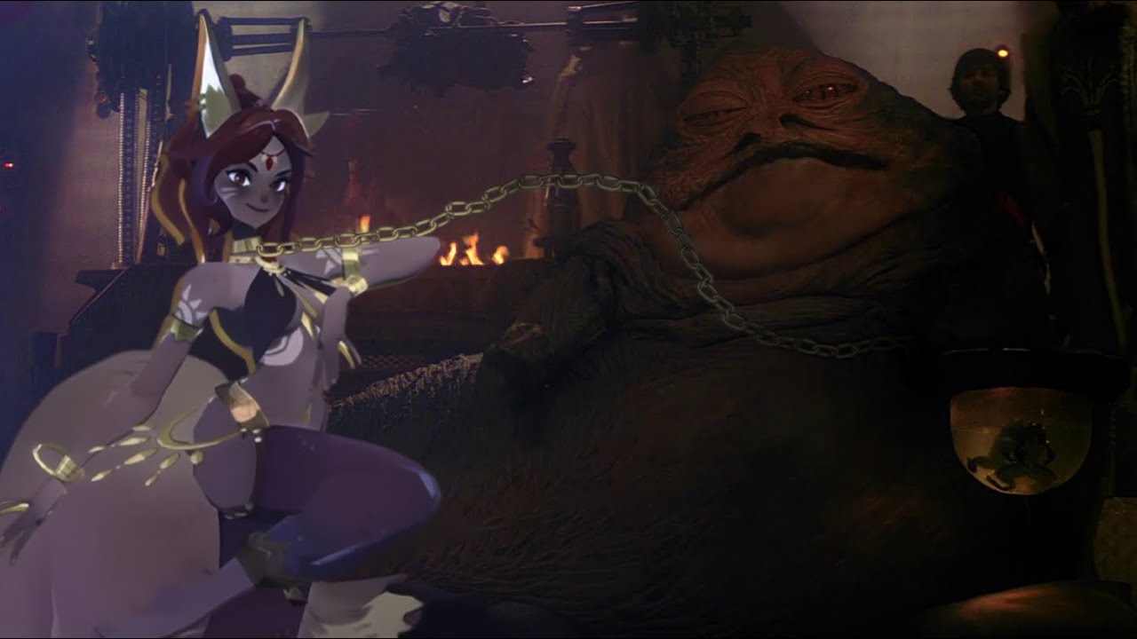 Satrana dances for jabba