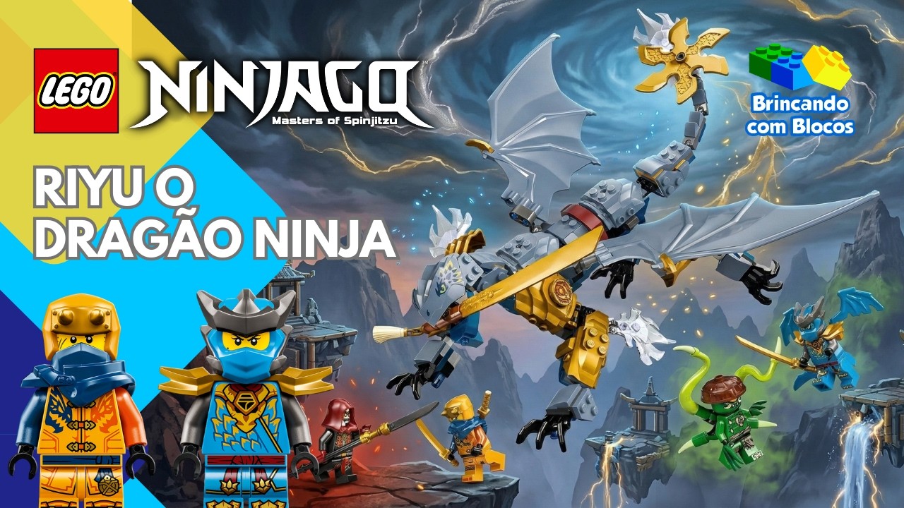 🐉 LEGO Ninjago 71855 Ninja Dragon Riyu's Battle – Review Completa!