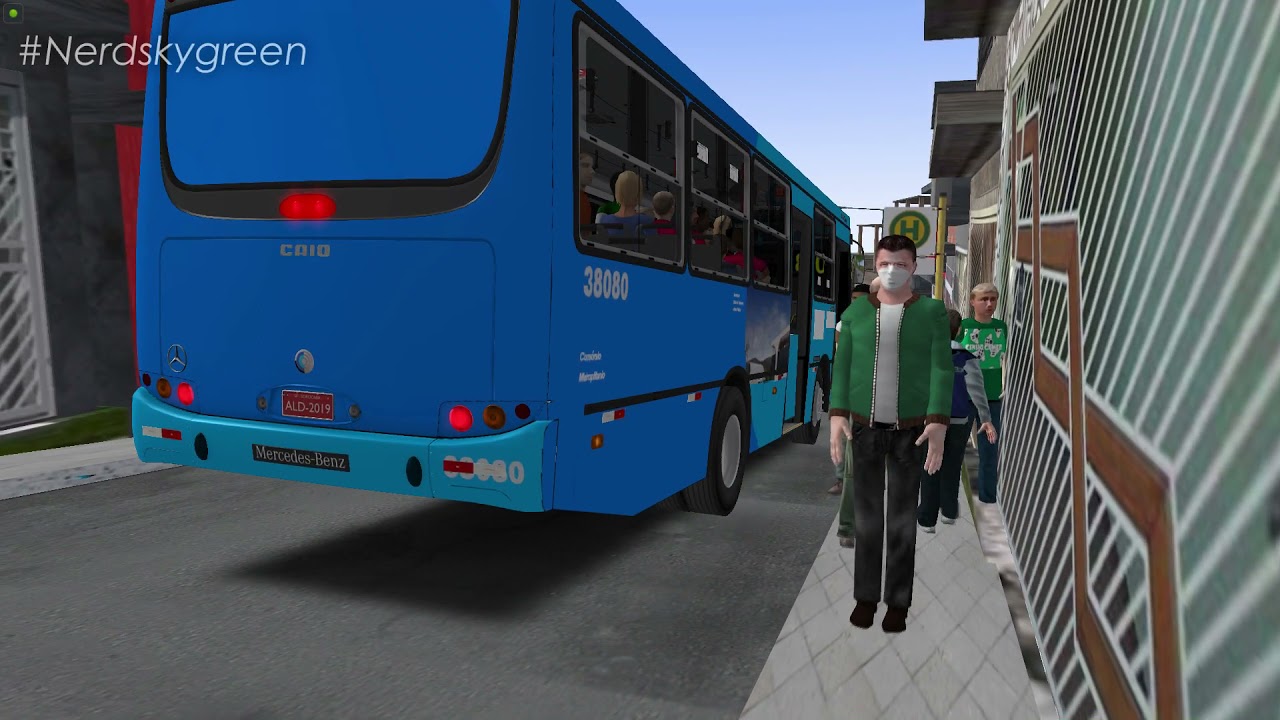 [OMSI 2] LANÇAMENTO Caio Apache S21 midi mb of-1418 Padrão SIDON +G27/ SUBINDO OS MORRO