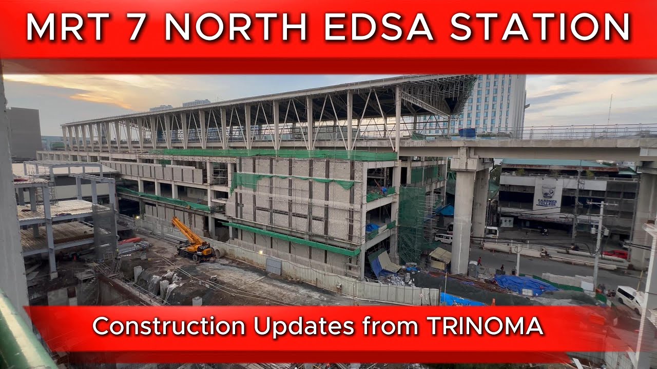 MRT 7 North EDSA Station Construction Update (August 2025) | 4k - 60 fps | 🇵🇭 #mrt7 #mrt7update