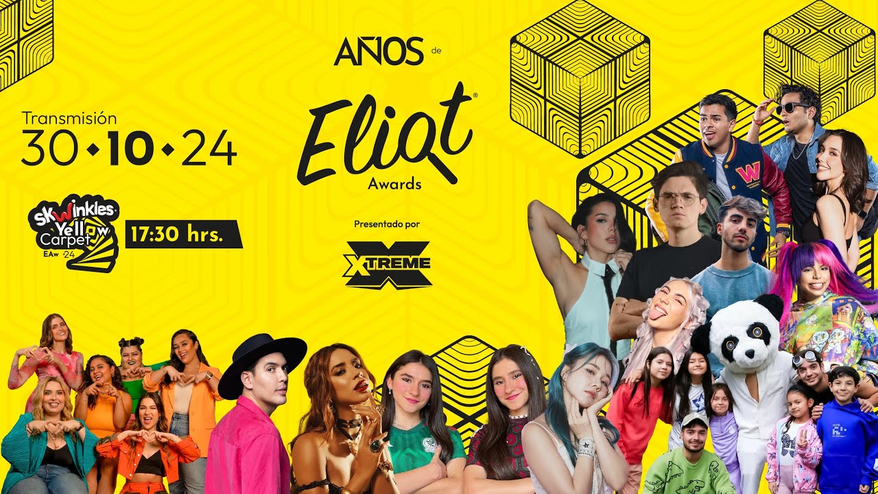 TRANSMISI&Oacute;N EN VIVO DE LA SKWINKLES YELLOW CARPET ELIOT AWARDS 2024 - #eliotawards10