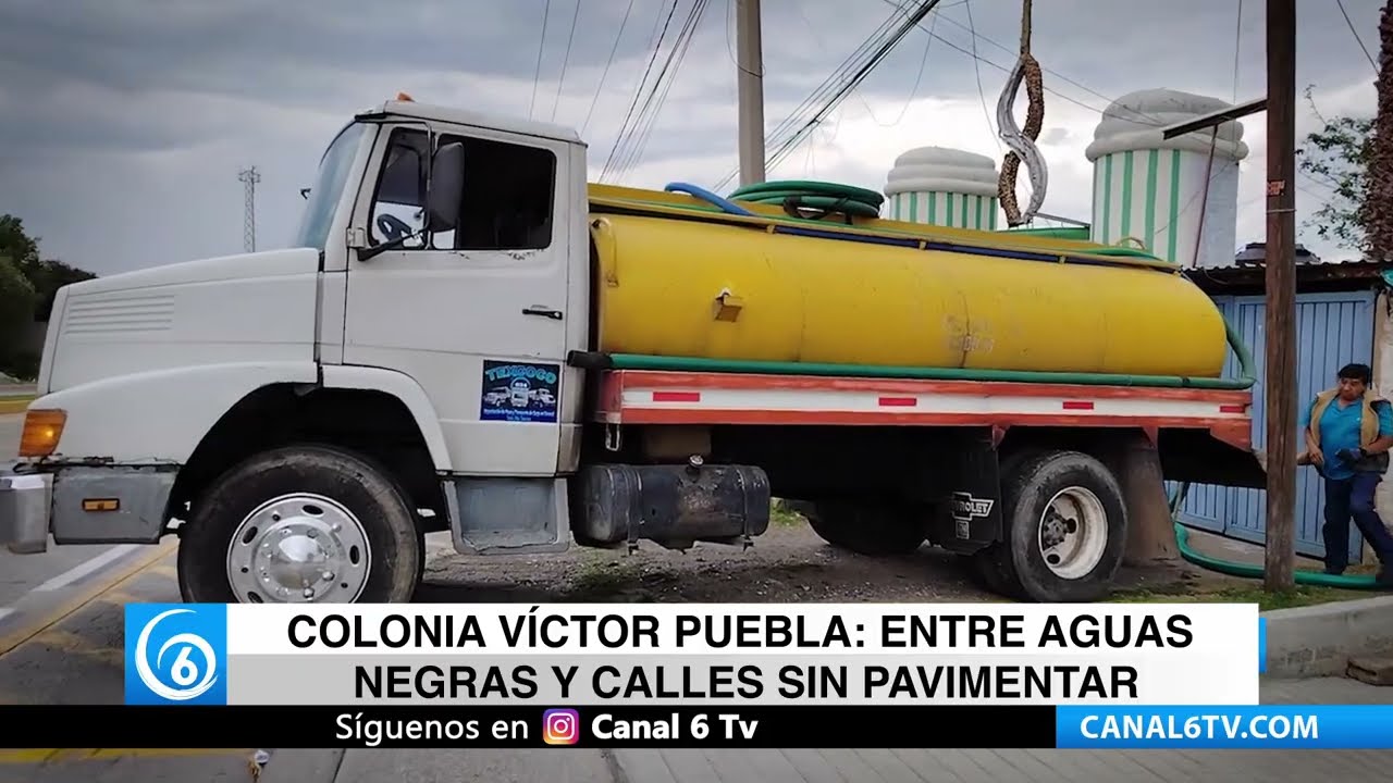 Colonia Víctor Puebla: entre aguas negras y calles sin pavimentar