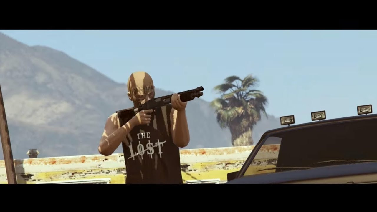 GTA 5 -  TREVOR vs LOST BIKERS | Action Movie