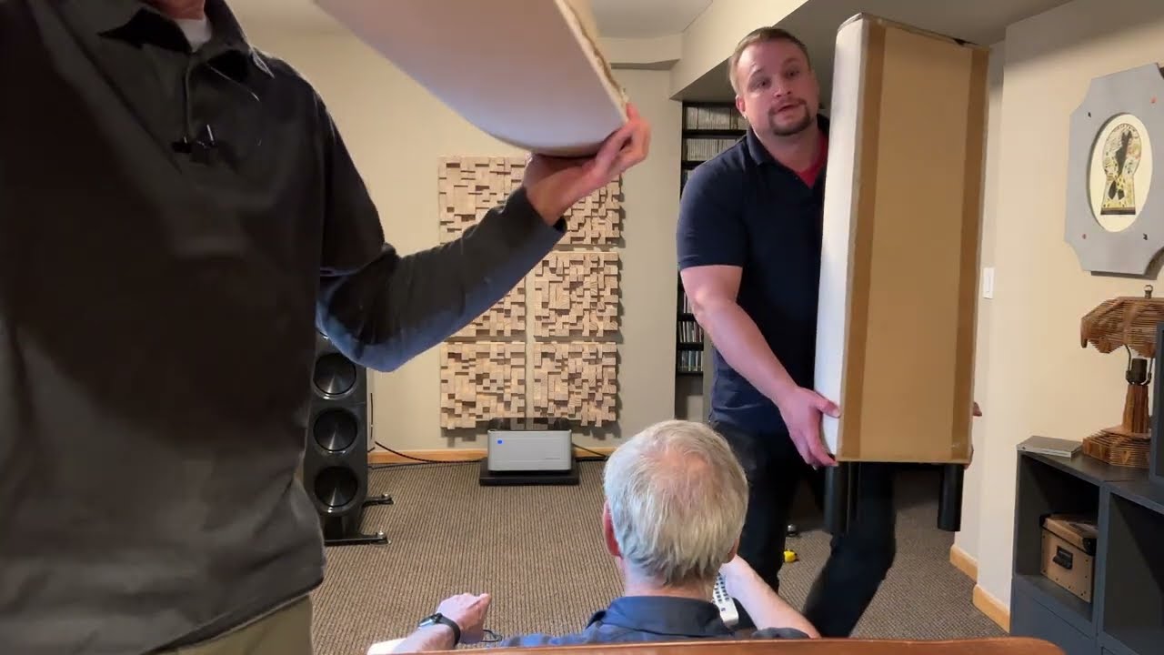 First delivery of PS Audio's FR30 loudspeaker