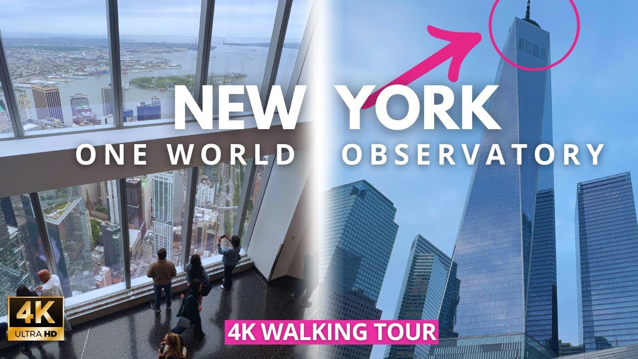 🇺🇸🗽[4K] New York Walking Tour  One World Observatory | WORLD TRADE CENTER Breathtaking Views of NYC