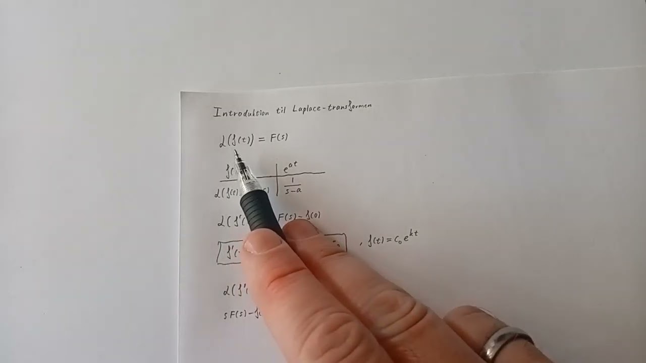 Laplace transformen 1 Introduktion