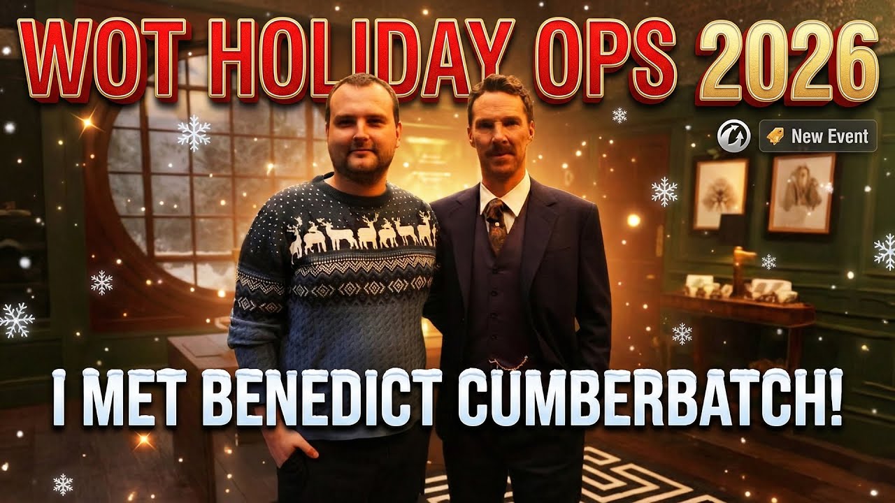 I Met Benedict Cumberbatch! (World of Tanks Holiday Ops 2026)