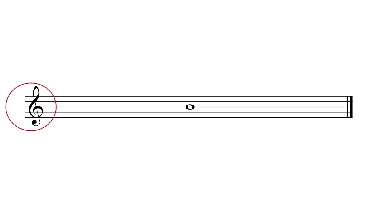 Basic Treble Clef notes - mixed sequence 2