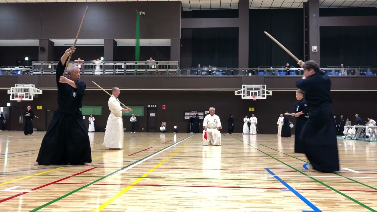 第60回全国杖道大会　六段の部決勝