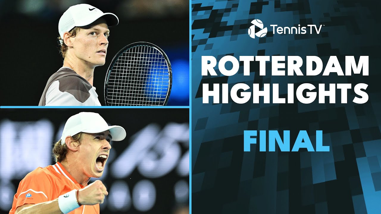 Jannik Sinner vs Alex De Minaur For The Title! 🏆 | Rotterdam 2024 Final Highlights