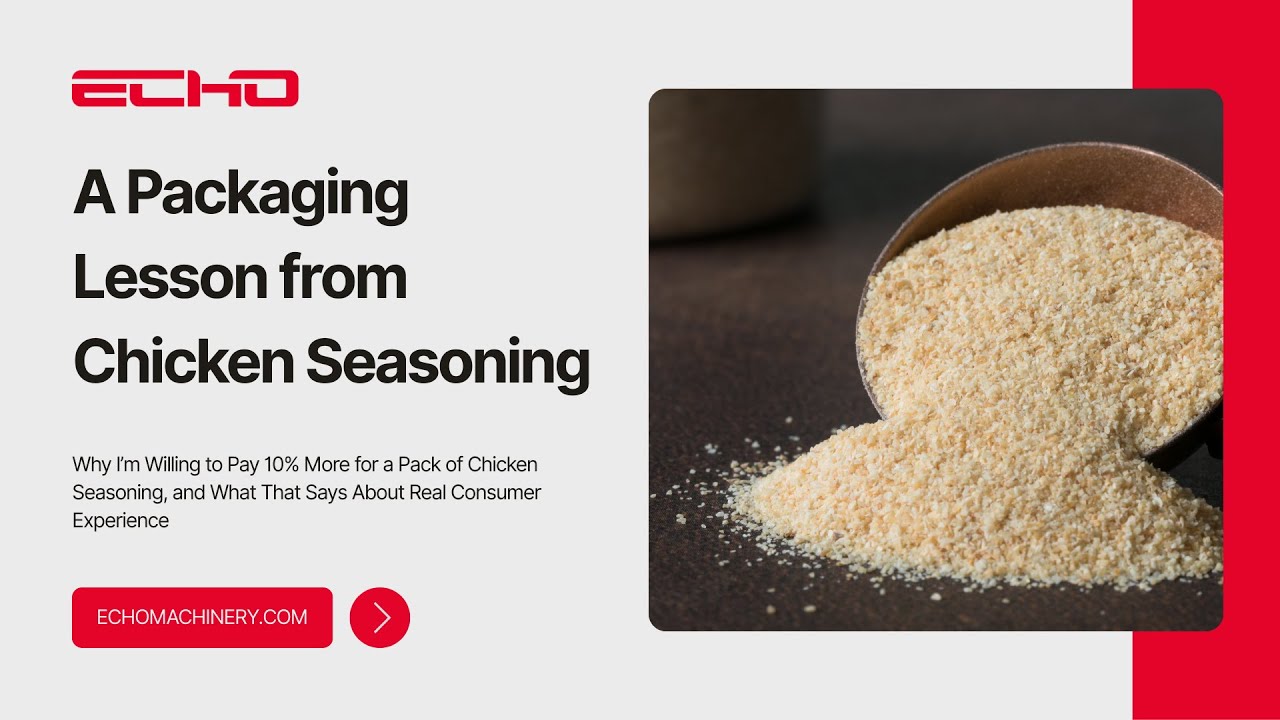 Spout Pouch Packing for Chicken Seasoning Powder (Premade Spouted Pouch) | Echo Machinery