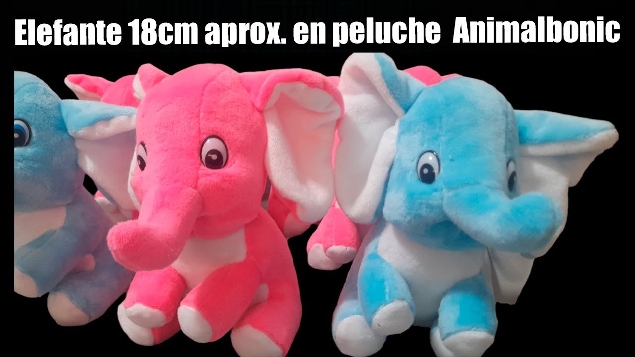 Elefante 18cm en peluche//paso a paso//moldes