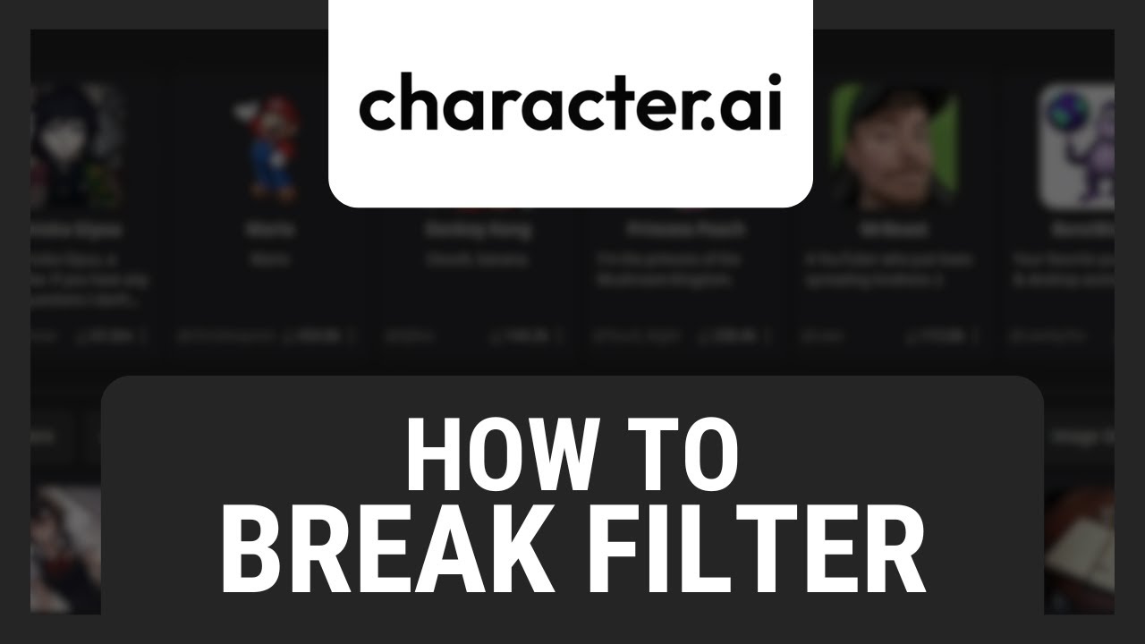 Character AI: How to Break Filter (Tutorial)
