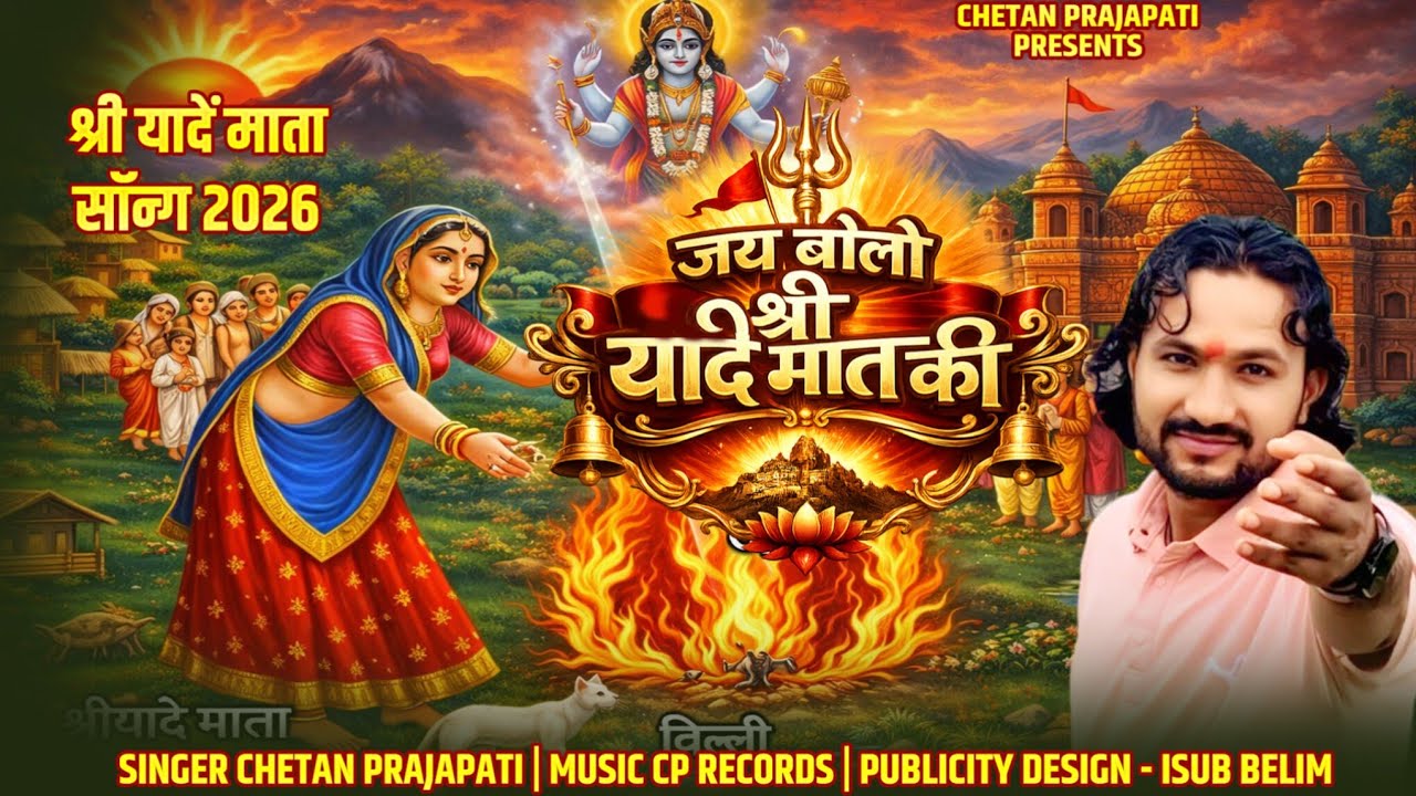 श्री यादें माता जयंती स्पेशल2026 ! जय बोलो श्री यादें मात की  New Rajasthani songs Chetan prajapati 