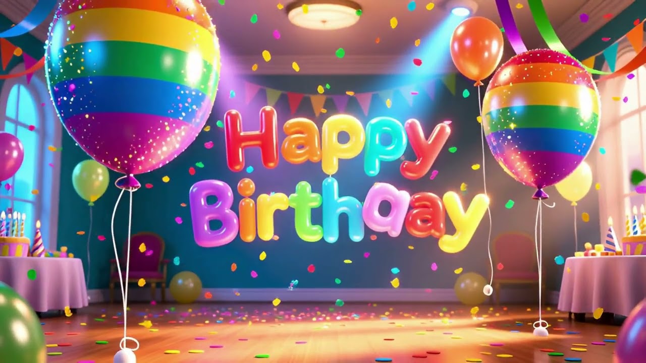 Happy Birthday Instrumental Music 🎂 Joyful Piano Birthday Background Tune
