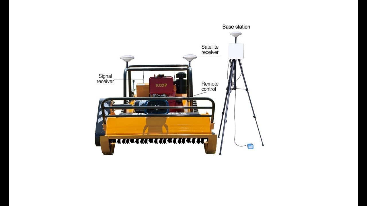 AWY GPS Flail mower