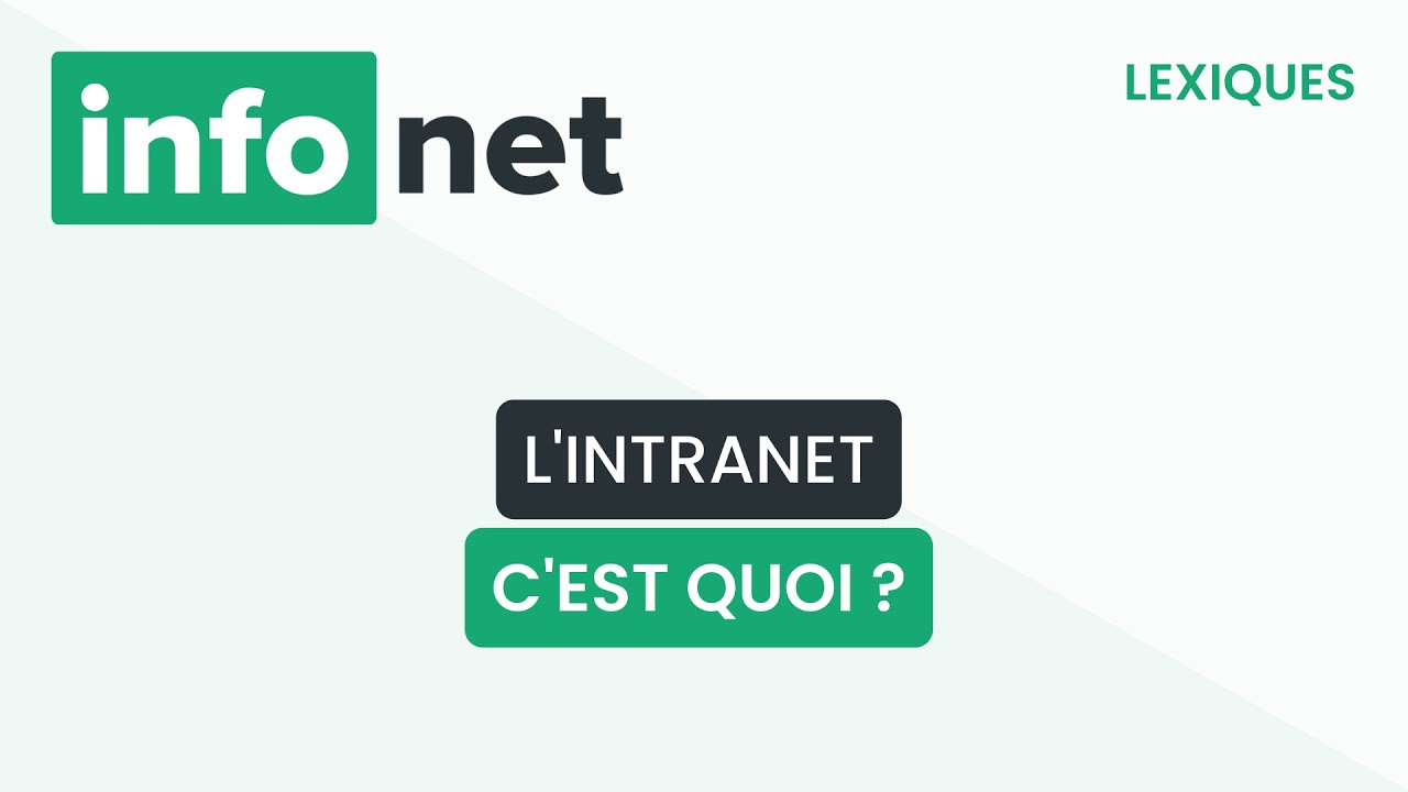 L'intranet, c'est quoi ? (d&eacute;finition, aide, lexique, tuto, explication)