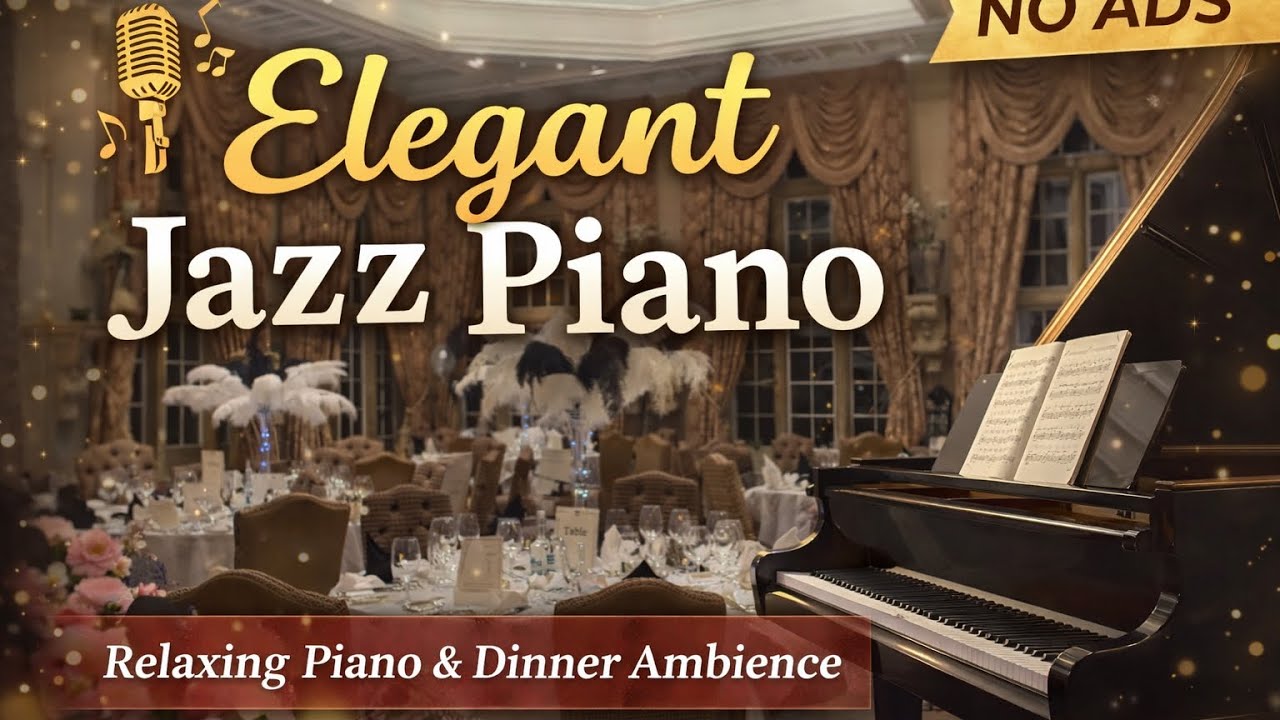Cozy Piano Jazz & Spring Flowers 🌸 Relaxing Cafe Music for Study, Work & Sleep (65 Min No Ads)