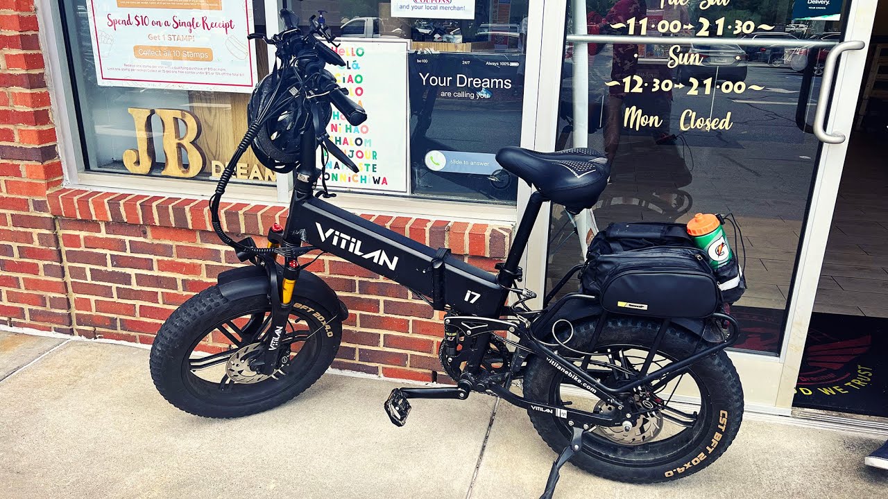 13 Mile ebike Ride to Meet a Friend for Wings and Catfish, Vitilan i7 Pro, Columbus, GA