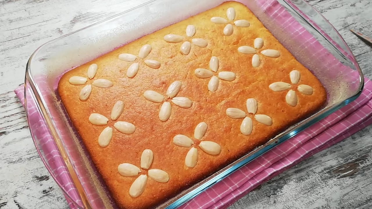 Dolce arabo eccezionale, basboussa con pochi ingredienti👌🏻