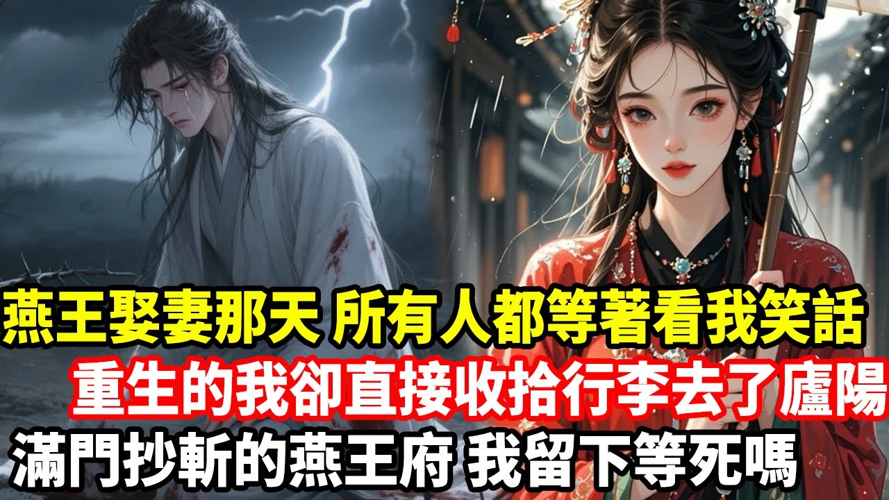 燕王娶妻那天，所有人都等著看我笑話，重生的我卻直接收拾行李去了廬陽，滿門抄斬的燕王府，我留下等死嗎