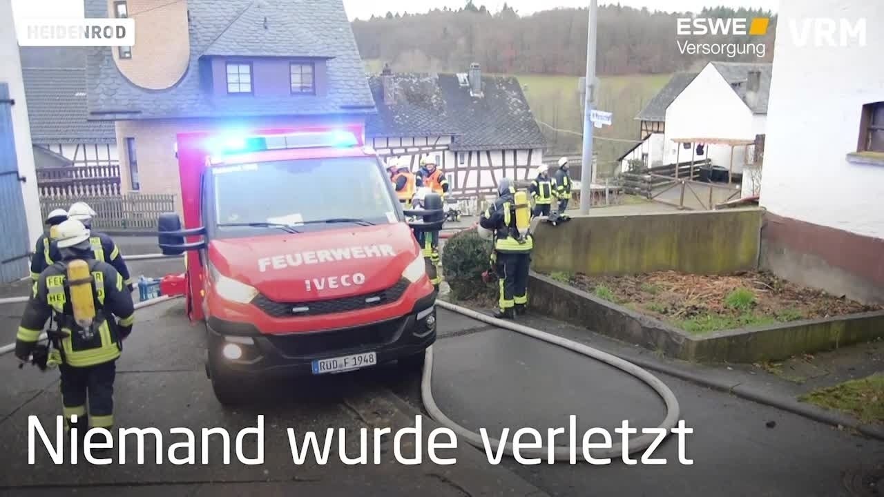 Brand in Heidenrod