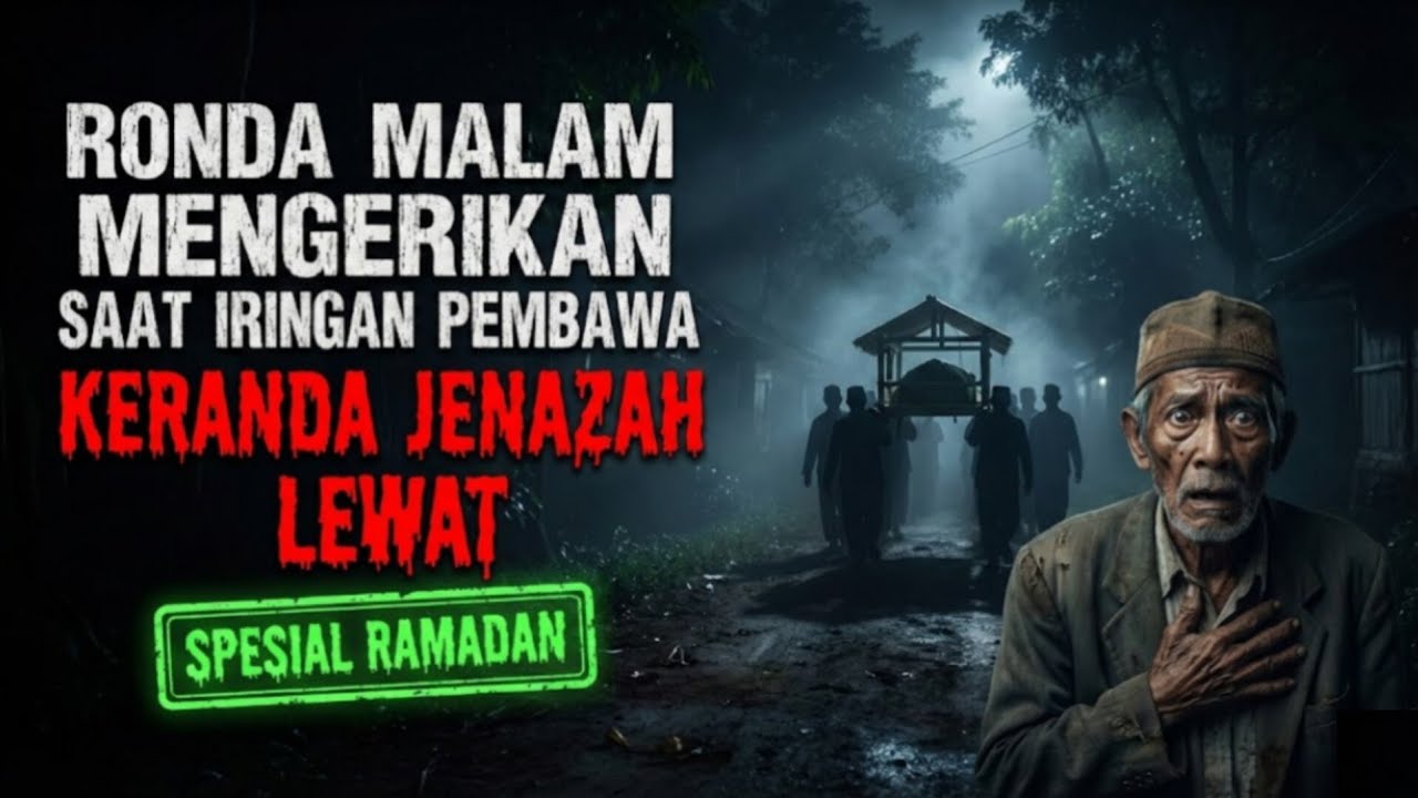 MERINDING ‼️ RONDA MALAM MENCEKAM SAAT SOSOK PEMBAWA KERANDA JENAZAH LEWAT ‼️