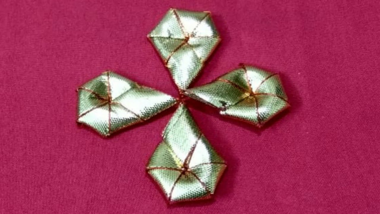 Gota flower | gota patti flower | gota lace flower | gota work