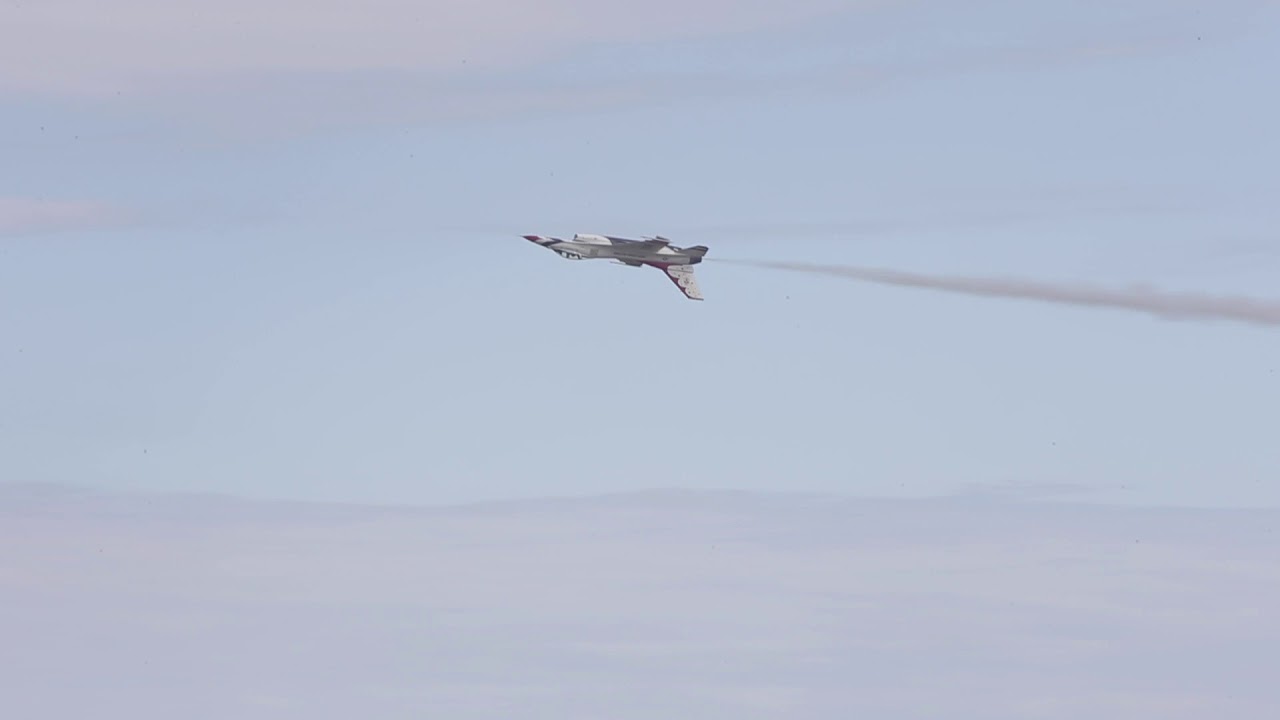 U.S. Air Force Thunderbirds perform at Joint Base Andrews Air Show 2017