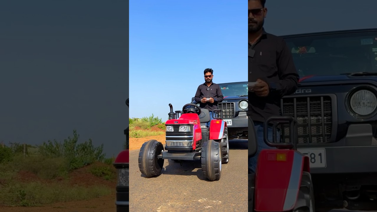 Mahindra novo tractor unboxing #trending #rajminitoy #shots