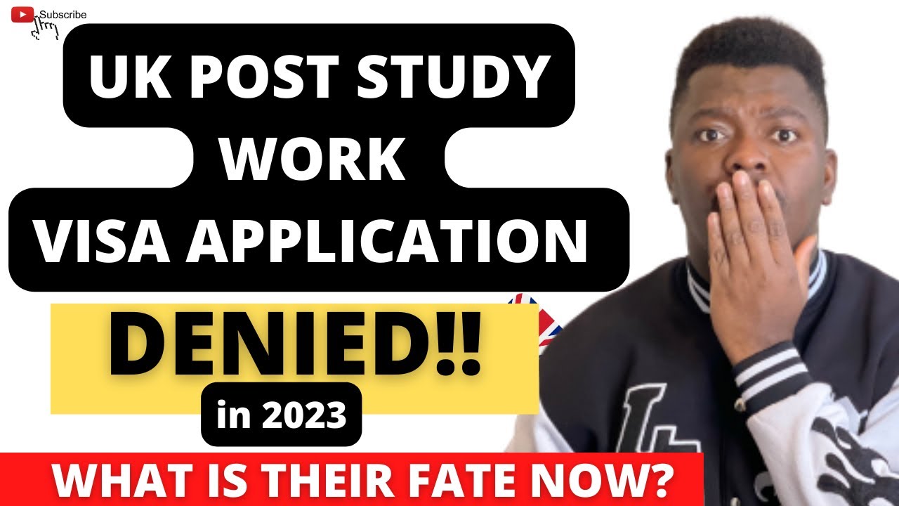 UK POST STUDY WORK VISA APPLICATION DENIED IN 2023 | International students should know these!!