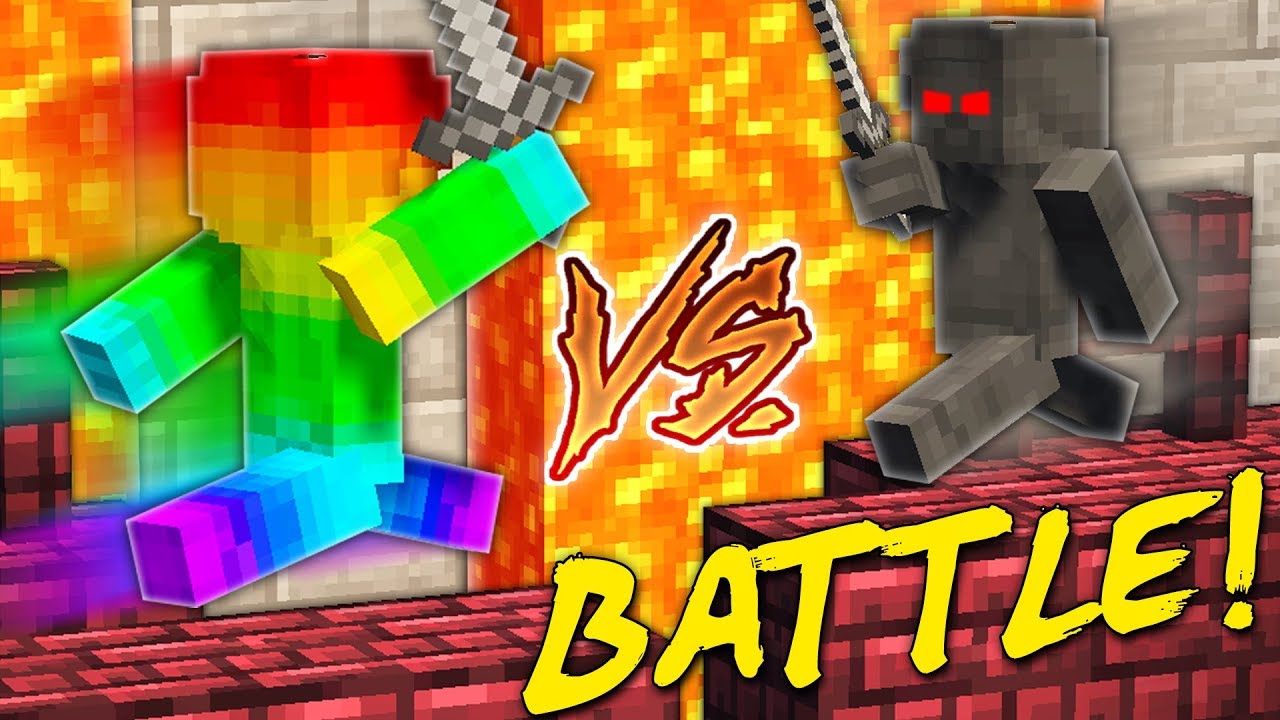 RAINBOW STEVE VS SHADOW STEVE!