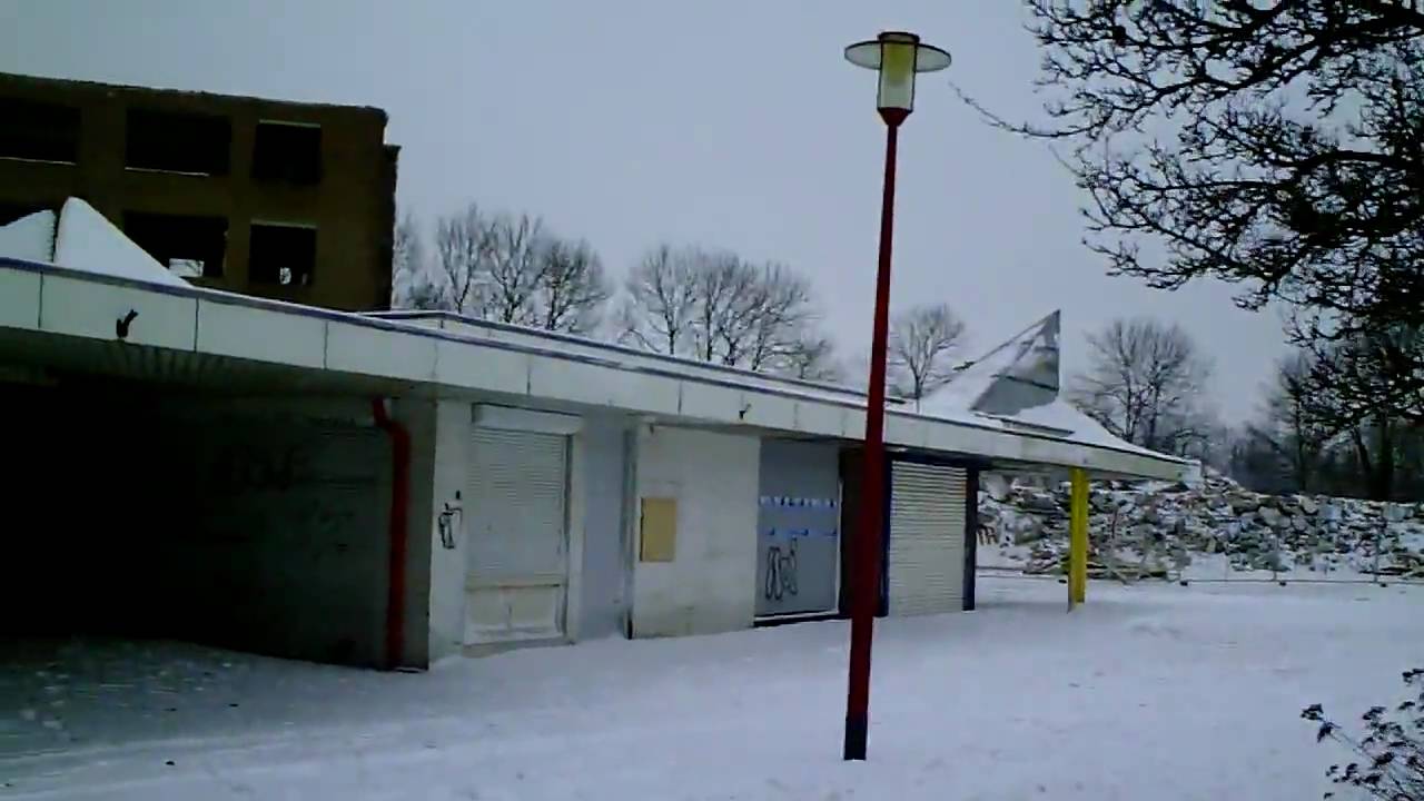 Sloop van winkelcentrum 
