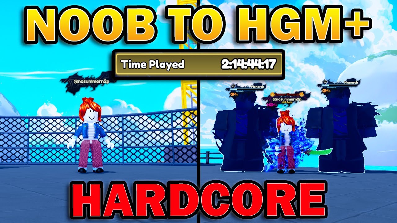 Arise Crossover Noob to PRO HGM+ Rank in Hardcore Mode