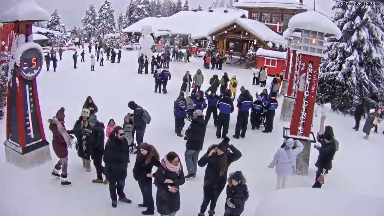 Finland - Santa Claus Village Timelapse 28.2.2026