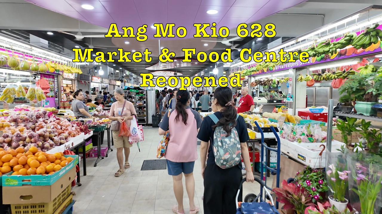 (Reopened) Ang Mo Kio 628 Market & Food Centre  宏茂桥628巴刹 singapore 