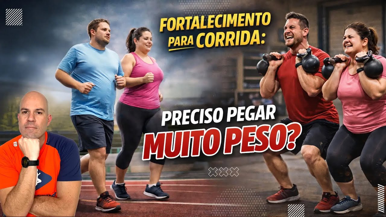 Fortalecimento Para Corredores: Preciso Pegar Muito Peso? | Rodrigo Bicudo | Bora Correr