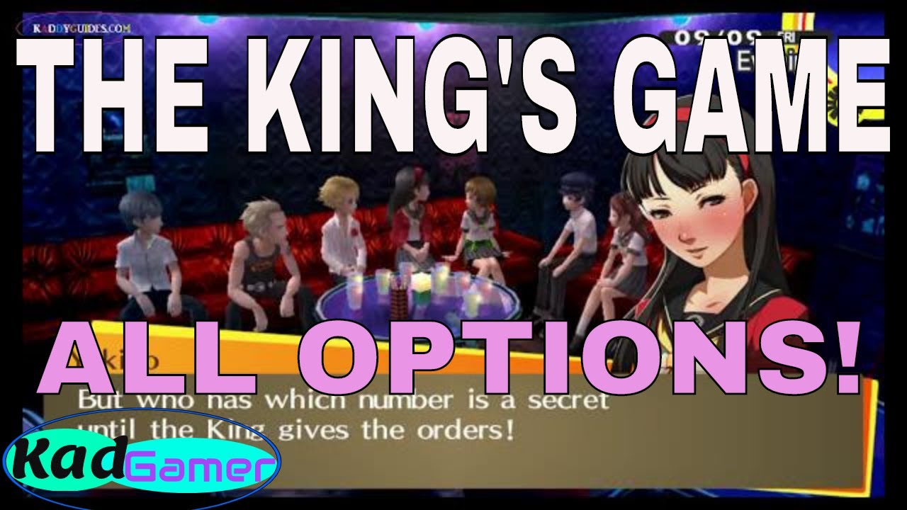Persona 4 Golden - 096 Королевская игра. Все варианты