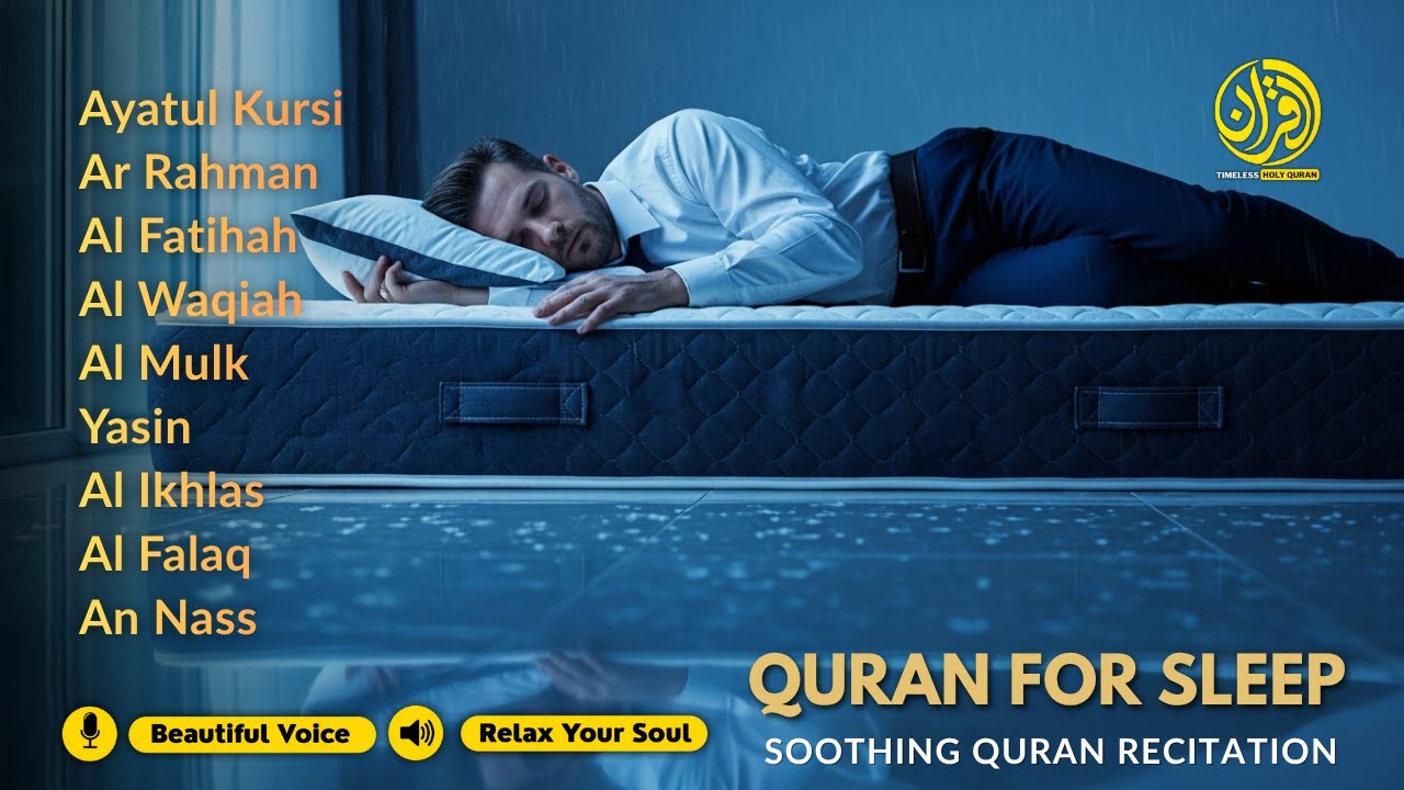 Beautiful Lofi Quran Before Sleep ✦ Al Fatiha, Ayatul Kursi, Surah Ar Rahman, Al Mulk, Yasin, Waqiah